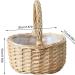 CVBGVBB Portable Rattan Fruit Tray Small Basket Arrangement Green Plants Fruit Plants Basket Picnic Basket - Buy Online on GoSupps.com