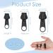 12 Pack Removable Zipper Replacement for Jackets Suitcases & Backpacks - Black Zipper Slides - Buy Online on GoSupps.com