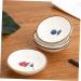 Zerodeko 8 Pcs Hand-Painted Saucer Flavor Seasoning Plate Simple Dish Ceramic Dipping Plate Tea Bag Butter Ketchup Dish Vinegar Dish Sauce Bowl White Dipping Vegetables Fresh Ceramics 9.5X9.5X2.5CMx4pcs Whitex4pcs - Buy Online on GoSupps.com