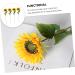 HOMSFOU 8 Pcs Simulated Sunflower Artificial Sunflowers Fake Flower Decors Home Accents Decor Bouquets for Wedding Faux Silk Flowers Sunflowers Bouquet Fake Flower Crafts Party Decor Props - Buy Online on GoSupps.com