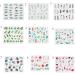 Various DIY Slider Simple Summer Water Sticker Decoration Nail Stickers Flower And Leaf Art(STZ-824) - Buy Online on GoSupps.com