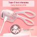 Heated Eyelash Curlers Rechargeable Electric Eyelash Curler Handheld Eyelash Heated Curler 2 Heating Modes with Sensing Heating Silicone Pad Saving Makeup Time Quick Natural Curling Eye Lashes - Buy Online on GoSupps.com