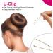 URAQT Hair Donut Bun Maker Set 4 Pcs with 30 Hair Pins - Blonde Chignon Doughnut Bun Kit for Girls, Women - Beige (4 Sizes) - Buy Online on GoSupps.com