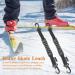 Calidaka 2Pcs Ski Boots Carrier Strap | Roller Skate & Ice Skates Shoulder Sling Leash | Winter Gear Accessory in Black - Buy Online on GoSupps.com