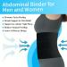 Pauline Abdominal Binder | Post Surgery Compression Support | Latex-Free Stomach Wrap for Hernia & Tummy Tuck | Breathable 3 Panel Belly Band (30-45 Black - Buy Online on GoSupps.com