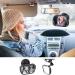 Adjustable Back Seat Baby Mirror | 360 Rotating Car Rear View Mirror for Toddlers & Children - Black (88x55mm) - Buy Online on GoSupps.com