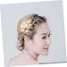 IMIKEYA 1pc White Bridal Comb Bride Hair Comb Rhinestone Headpiece Bride Headpiece Pearl Clips for Hair U- Shaped Flower Hair Clips Flower Hair Accessories Women's Wedding Alloy Ceramics - Buy Online on GoSupps.com