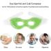 NEWGO Cold Eye Mask Reusable Cooling Eye Mask with Mint Scent for Migraine Puffy Tired Eyes Dark Circles Headaches Hangovers Sinus Pain - Green - Buy Online on GoSupps.com