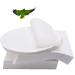 Bonaweite Bird Cage Liner Paper, Extra Large Size Pre Cut Sheets for Birdcages, Precut Absorbent Disposable Non-Woven Cages Cushion Pad Mat Accessories, Round-200 Sheets 9.4 inch
