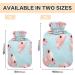 Cute Axolotl Heat Bottle | 1L Hot Water Bottle with Plush Cover | Winter Warmer for Kids Men & Women - Buy Online on GoSupps.com