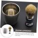 POPETPOP Beard Brush Set & Shaving Bowl - 2 Pcs Fiber Wool | Premium Grooming Tool for Men - International Shipping - Buy Online on GoSupps.com