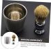 Shop Ipetboom Beard Brush Set for Men - Complete Shaving Kit with Mustache Brush & Razor - Premium Silver Beard Grooming Tools - Buy Online on GoSupps.com