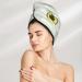 Buy Avocado Hair Microfiber Towel Wrap | Super Absorbent Coral Velvet Quick Dry Cap for Women | Ideal for Long Curly & Thick Hair - Buy Online on GoSupps.com