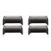 liovitor 4 Pieces Electric Mesh Durable Shaver Foil Head Parts for 10B/20B Model 190 180 170
