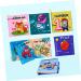 Abaodam 6-Piece Early Education Fabric Books for Kids - Portable Vegetable Recognition Learning Toys - Interactive Children's Educational Books - Buy Online on GoSupps.com