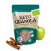 GoKeto BIO Keto Granola Apple Cinnamon 290g Low Carb Keto Muesli for a delicious keto breakfast with coconut chips nuts fruits sunflower seeds & pumpkin seeds vegan glutenfree