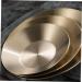 MAGICLULU Condiment Plate Cold Dish Bowl for Prep Dishes for Cooking Large Dinner Plates Tasting Dishes Sauce Serving Dishes Pinch Prep Bowls Sauce Plates Stainless Steel 304 Headset Camping 10X10X2CM Gold - Buy Online on GoSupps.com