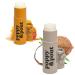 Poppy & Pout Jumbo Lip Balm 2 Pack All Natural Lip Balms & Moisturizers Hydrates with Beeswax Vitamin E Organic Coconut Island Coconut & Wild Honey