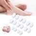 S-L Silicone Toe Separator 8 Pair Set - Toe Valgus Corrector for Bunion Pain Relief - Breathable Toe Spacers for Men and Women - Buy Online on GoSupps.com