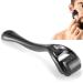 Iopykkoa Beard Roller 0.5 mm Beard Growth Roller Microneedling Roller Beard Roller Derma Roller for Beard Growth and Beard Care Schwarz