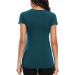 Love2Mi Maternity Nursing Shirt - Short Sleeve V-Neck Breastfeeding T-Shirt - Peacock - Size M - Buy Online on GoSupps.com
