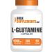 BulkSupplements.com L-Glutamine Capsules - Glutamine Supplement L Glutamine 5000mg L Glutamine Pills - Gut Health Gluten Free 6 Capsules per Serving 340 Capsules (Pack of 1) 360 Count (Pack of 1)