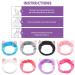 8PC Cat Ears Headbands - Elastic Hair Straps for Women | Spa Makeup & Face Washing | Washable Colored Cloth | One Size Fits All - Buy Online on GoSupps.com