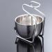 Premium Stainless Steel Healeved Shaving Soap Bowl & Stand Set | Unique Men's Wet Shaving Essentials - Buy Online on GoSupps.com