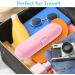 Uraqt Pink Frosted Travel Case for Electric Toothbrush - Essentials for 1 Handpiece & 2 Brushes | Durable Plastic Replacement Etui - Buy Online on GoSupps.com
