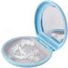 Foway Prosthesis Bathtub Container for Artificial Teeth | Magnetic Locking Case for Women | Extend Prosthesis Lifespan | Blue Mirror Case - Buy Online on GoSupps.com