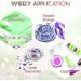 Dappen Dish Nail Art Dish Crystal Nail Art Cup Glass Liquid Powder Cup Clear Diamond Manicure Bowl with Lid Dappen Dish Cups for Nail Acrylic Liquid Powder - Buy Online on GoSupps.com