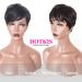 HOTKIS Human Hair Short Pixie Cut Wig for Black Women - Brazilian Virgin Hair (Natural) - Buy Online on GoSupps.com