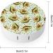Avocados with Hula Hoops Round Contact Lens Case Print Portable Contact Lens Box Kit with Mirror Cute - Buy Online on GoSupps.com