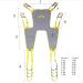 Premium Patient Lift Toilet Carrier - Cushioned Strap & Headrest for Disabled & Elderly - Large Shower Belt - International Shipping Available - Buy Online on GoSupps.com