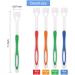 Sided Autism Toothbrush - 8 Pack with Three Bristles for Complete Teeth & Gums - Travel-Friendly in Green Blue Yellow & Red - Buy Online on GoSupps.com