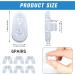 6 Pairs Silicone Non-Slip Glasses Nose Pads - Replacement Transparent Accessories for Glasses & Sunglasses - Buy Online on GoSupps.com
