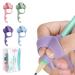 Pencil for children - grip for left -handed people 4 pieces pen writing aid grip attitude correction tool for children in preschooler children adult students with needs