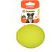 Laroo Dog Toys - Durable Natural Rubber Squeaker Dog Balls for Small & Large Dogs | 6.5cm x 8cm Green Football - Buy Online on GoSupps.com