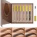 Eyebrow Tinted gel Set, 6 Colors Tint Brows Mascara Kit - Waterproof,Eye Brow Dyeing, Brow Gel Cream For Long Lasting Light Blonde Soft Brown Black Makeup… 01