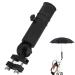 OhhGo Golf Trolley Umbrella Holder Universal Golf Cart Umbrella Stand for Golf Cart Handles Black