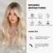Oefei 24-Inch Blonde Wigs for Women - Long Curly Synthetic Hair with Dark Roots for Daily Party & Cosplay Wear - Buy Online on GoSupps.com