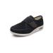 DENACARE Men's Wide Width Shoes with Adjustable Closure Lightweight for Diabetic Edema Plantar Fasciitis Bunions Arthritis Swollen Feet-SM3 12 Wide Black