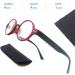 Vintage Round Reading Glasses 2.75 for Men and Women - Flexible Spring Hinge - Comfortable Eyeglasses in 4 Mix Colors - Buy Online on GoSupps.com