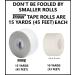 Titan Athletics 12-Pack Premium White Athletic Tape/Sports Tape - 1.5 Inch x 45 Feet - 100% Cotton with Zinc Oxide - Easy Tear Zig Zag Design - No Residue - 12 Pack - Buy Online on GoSupps.com