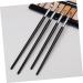 NOLITOY 4pcs Wooden Handle Black Eyeliner Brush Small Eyeliner Brush Eyeliner Makeup Brush - Buy Online on GoSupps.com