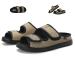 Extra Wide Diabetic Foot Shoes Unisex Shoes for Swollen Feet Adjustable Diabetic Slippers Men's Diabetic Sandals for Obesity Hallux Valgus Plantar Fasciitis Arthritis Khaki 8.5 Women Khaki