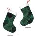 Floral Swan Velvet Christmas Socks - Banana Leaf Green | One Size International Shipping - Buy Online on GoSupps.com