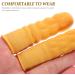 UKCOCO 100Pcs Butyronitrile Finger Covers - Anti-Static Rubber Fingertip Protectors for Dust Electronics Wound Care & Manicure | Yellow 6.5x2.5cm - Worldwide Shipping - Buy Online on GoSupps.com