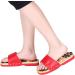 Shop Verdant Touch Reflexology Foot Massage Slippers - Acupuncture Health Care Shoes in Red Size 38 for Ultimate Comfort - Buy Online on GoSupps.com