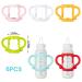 NASHARIA Baby Bottle Holder 6 PCS Multicolor - Hands-Free Feeding for Dr. Brown's Baby Bottles - BPA-Free Easy Grip Design - Buy Online on GoSupps.com